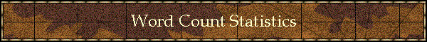 Word Count Statistics